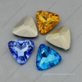 Forma del triángulo Ab Color Cristal Punto de vuelta Piedra de lujo